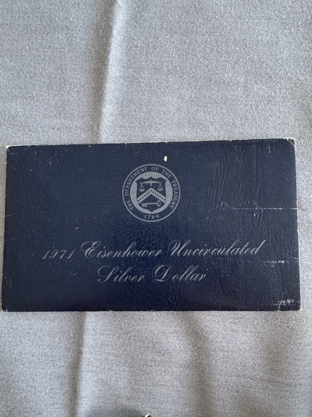 1971 40% silver dollar Eisenhower uncirculated coin set.